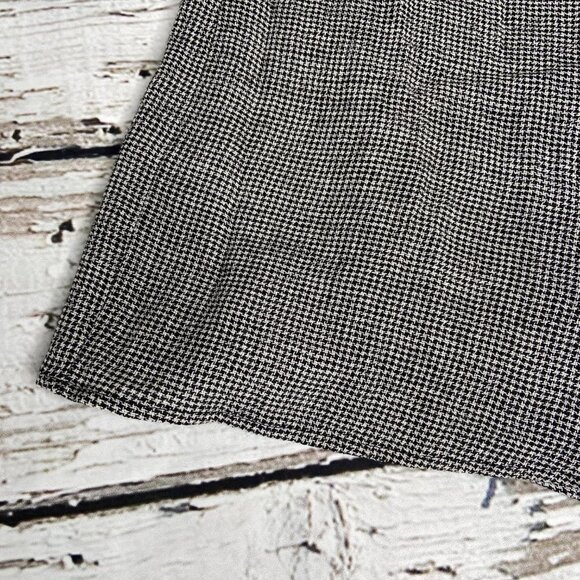 Zara Front Pleated Gingham Skirt Size M - Picture 3 of 9